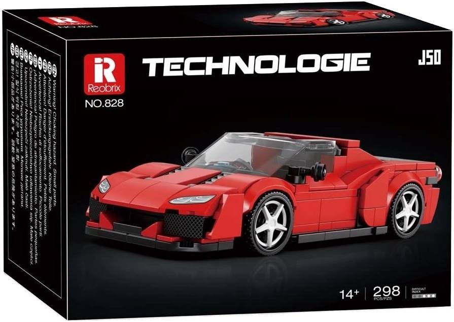 Constructor Reobrix Technologie - Ferrari J50 Sports Car, 1:24, 298 piese