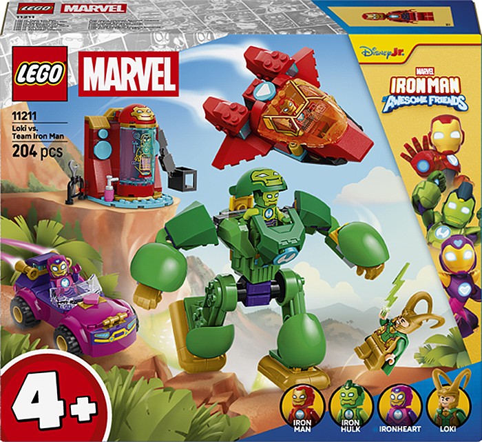 Constructor LEGO Marvel Super Heroes - Loki împotriva Omului de Fier (11211) - imagine 1