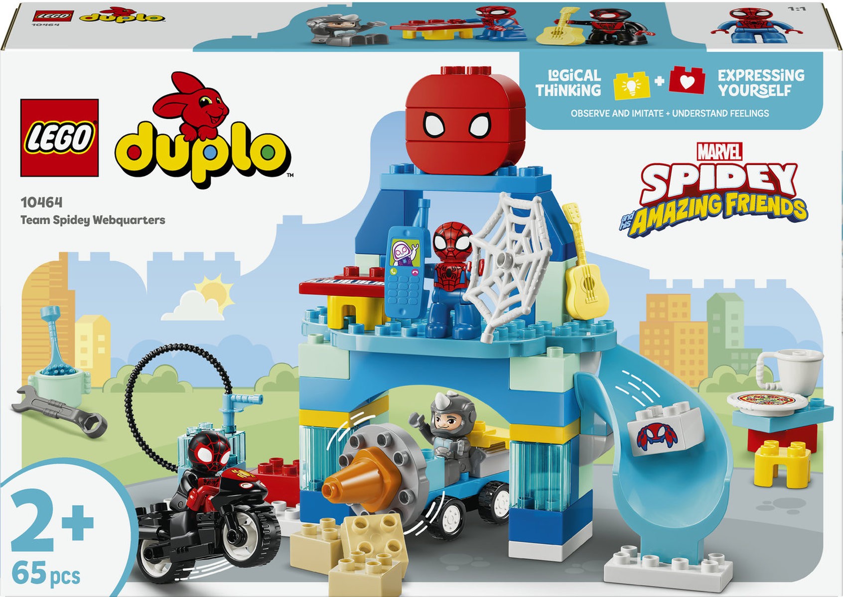 Constructor LEGO Duplo - Cartierul general al echipei lui Spidey (10464) - imagine 1