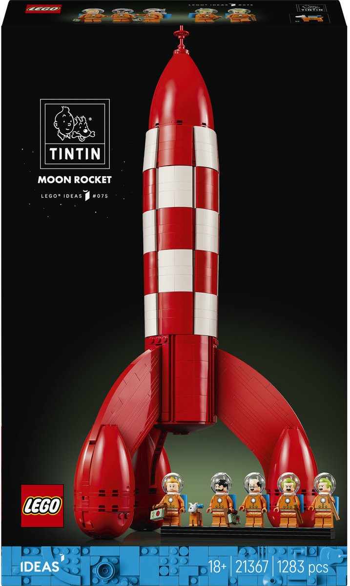 Constructor LEGO Ideas - Racheta lunară a lui Tintin(21367) - imagine 1