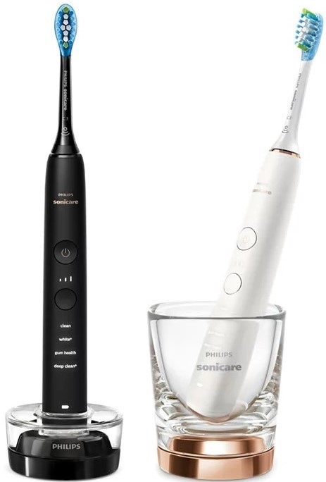 Periuțe de dinți electrice Philips Sonicare - HX9914/57, 2 rezerve, negru/alb - imagine 1