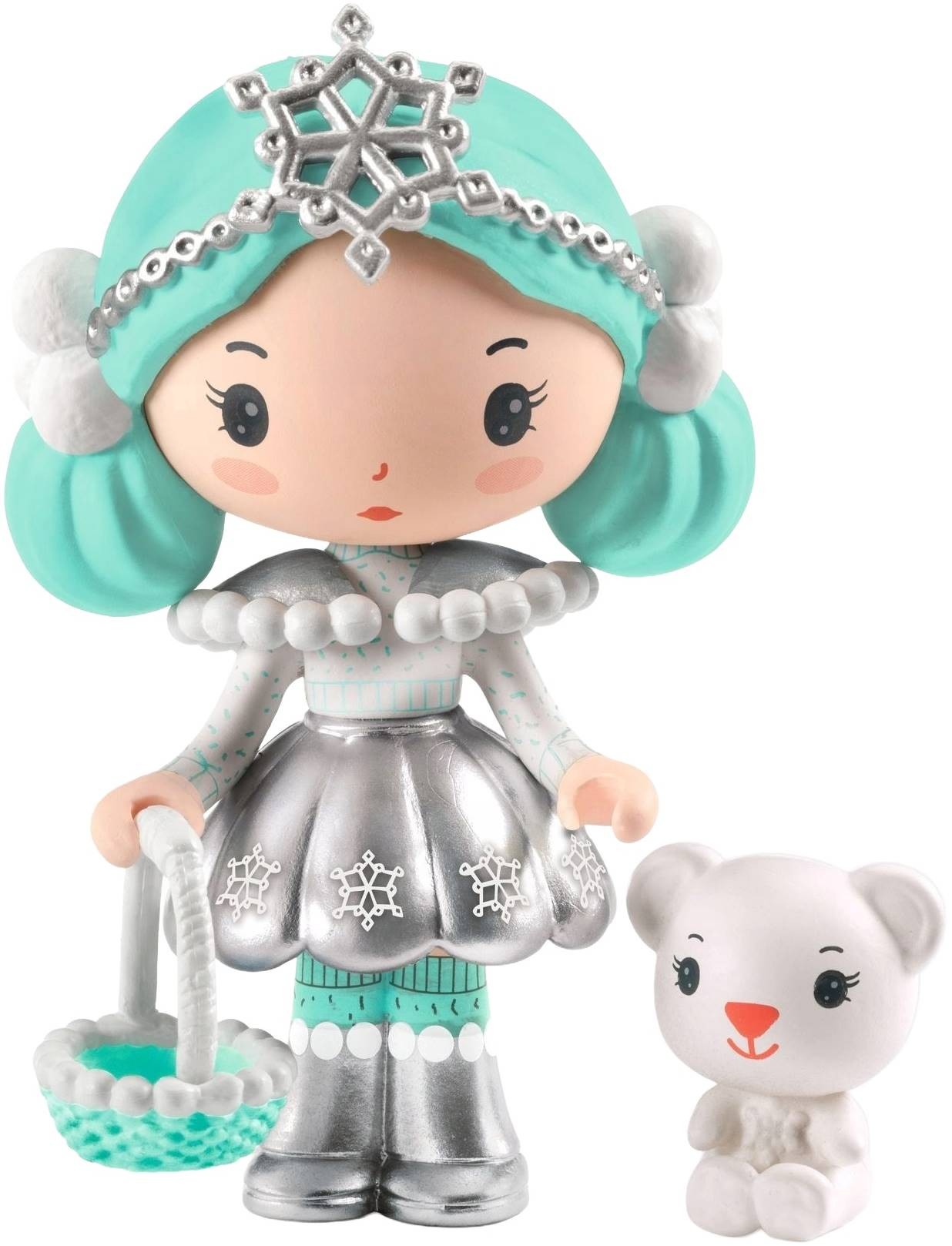 Set de figurine Djeco Tinyly - Albă ca Zăpada și asistenta medicală - imagine 1