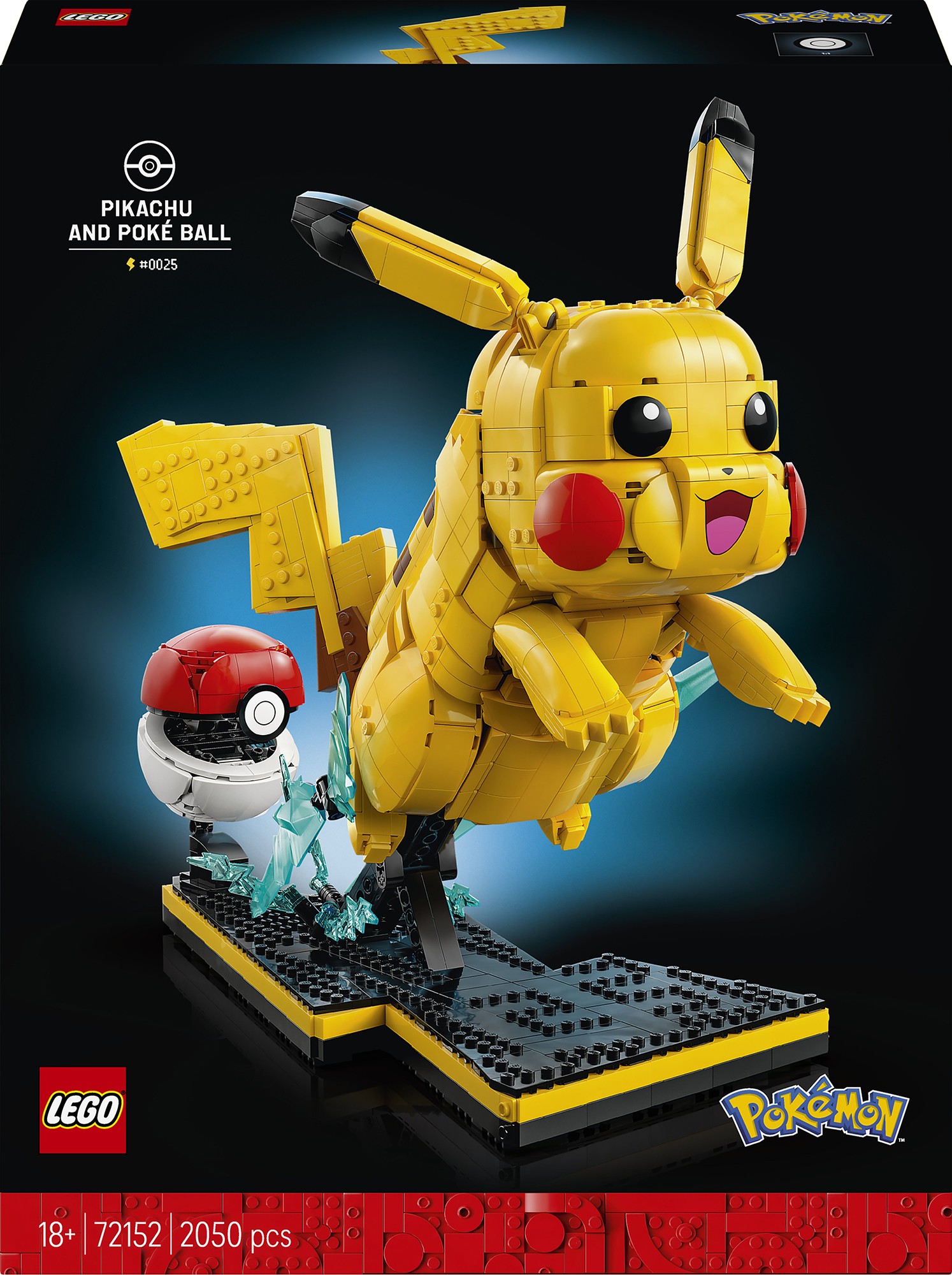 Constructor LEGO Pokemon - Pikachu și Poké Ball (72152) - imagine 1