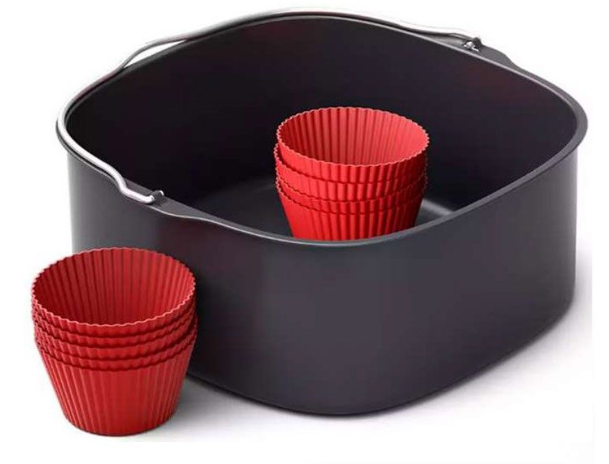 Set de copt Philips - Airfryer XXL HD9957/00, negru | Ozone.ro