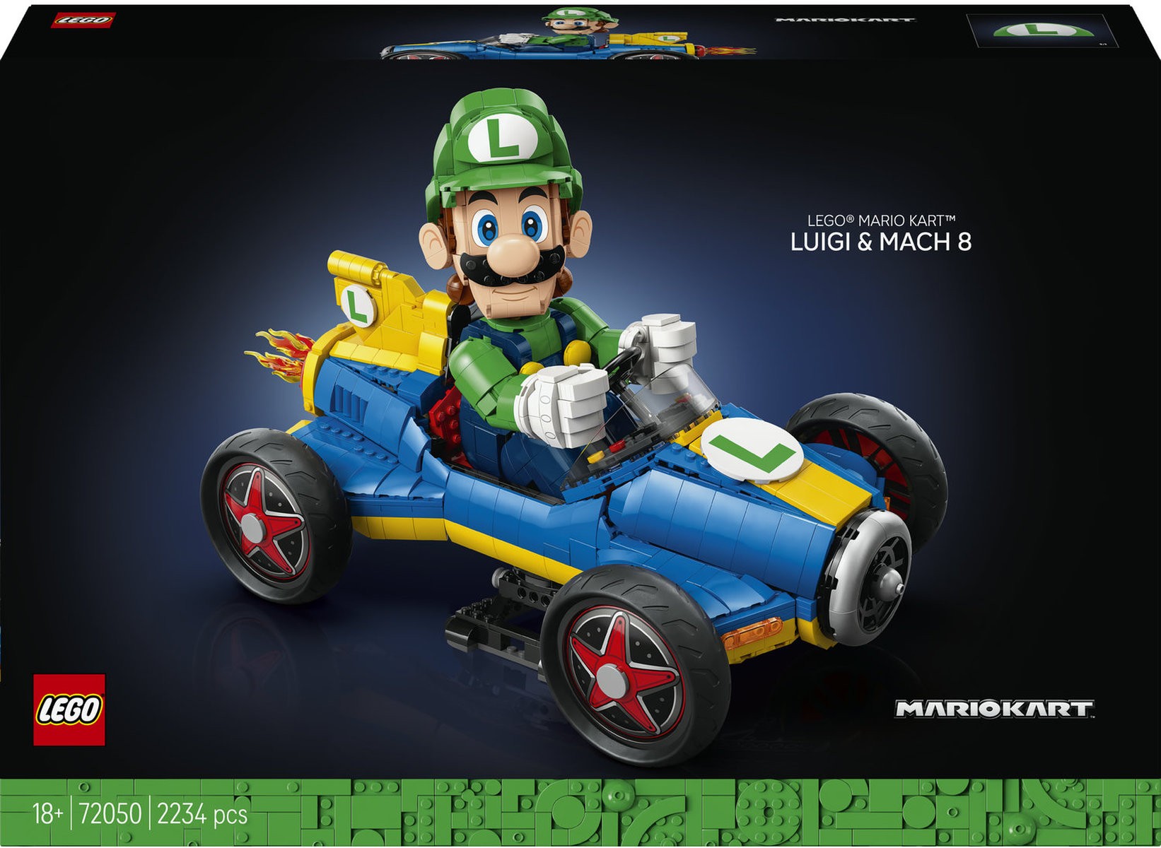 Constructor LEGO Super Mario - Luigi și Mach 8 (72050) - imagine 1