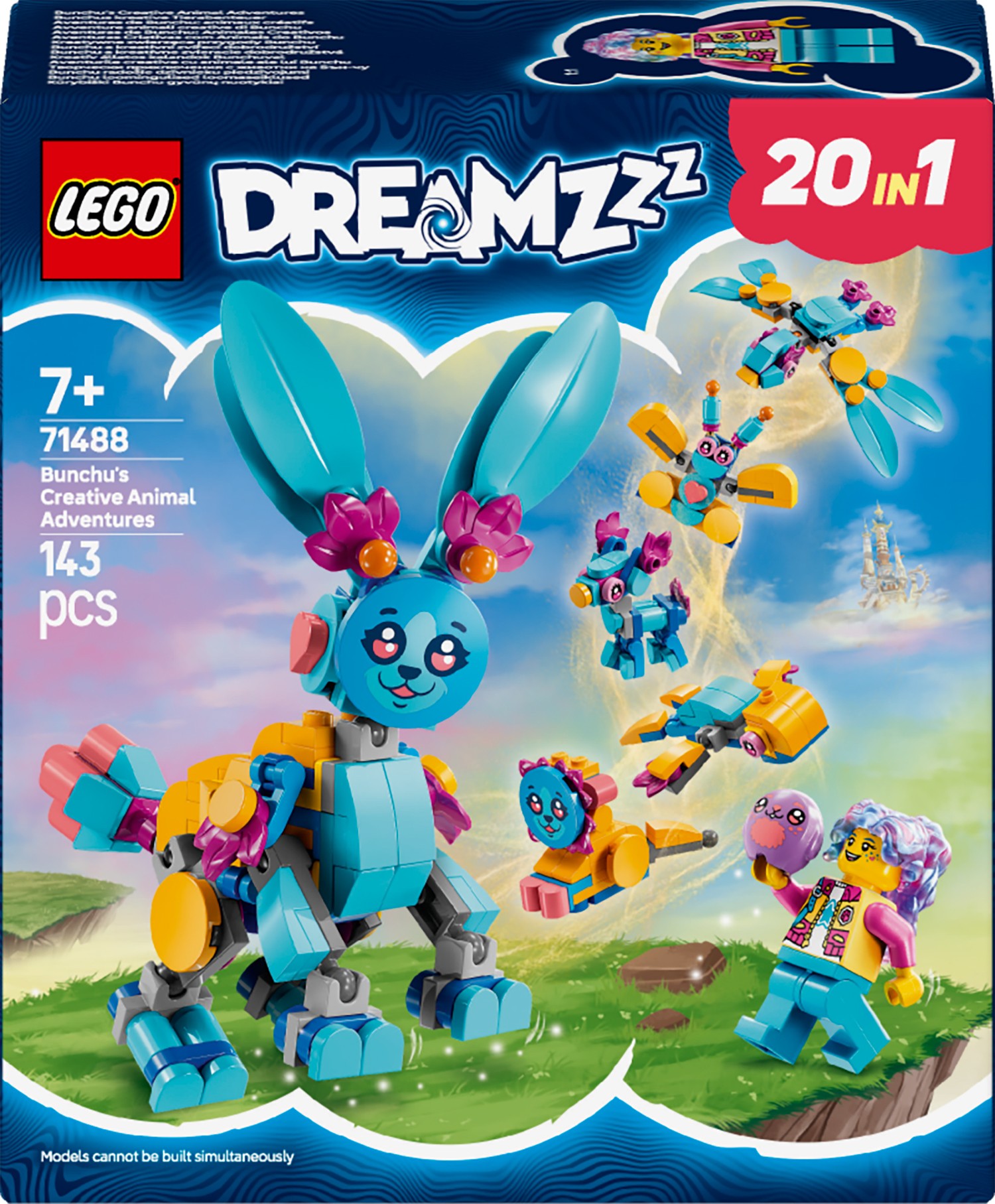 Constructor LEGO DreamZzz 20 in 1 - Aventurile creative cu animale