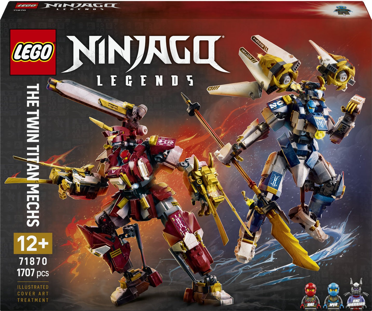 Constructor LEGO Ninjago - Gemeni roboți-titani (71870) - imagine 1