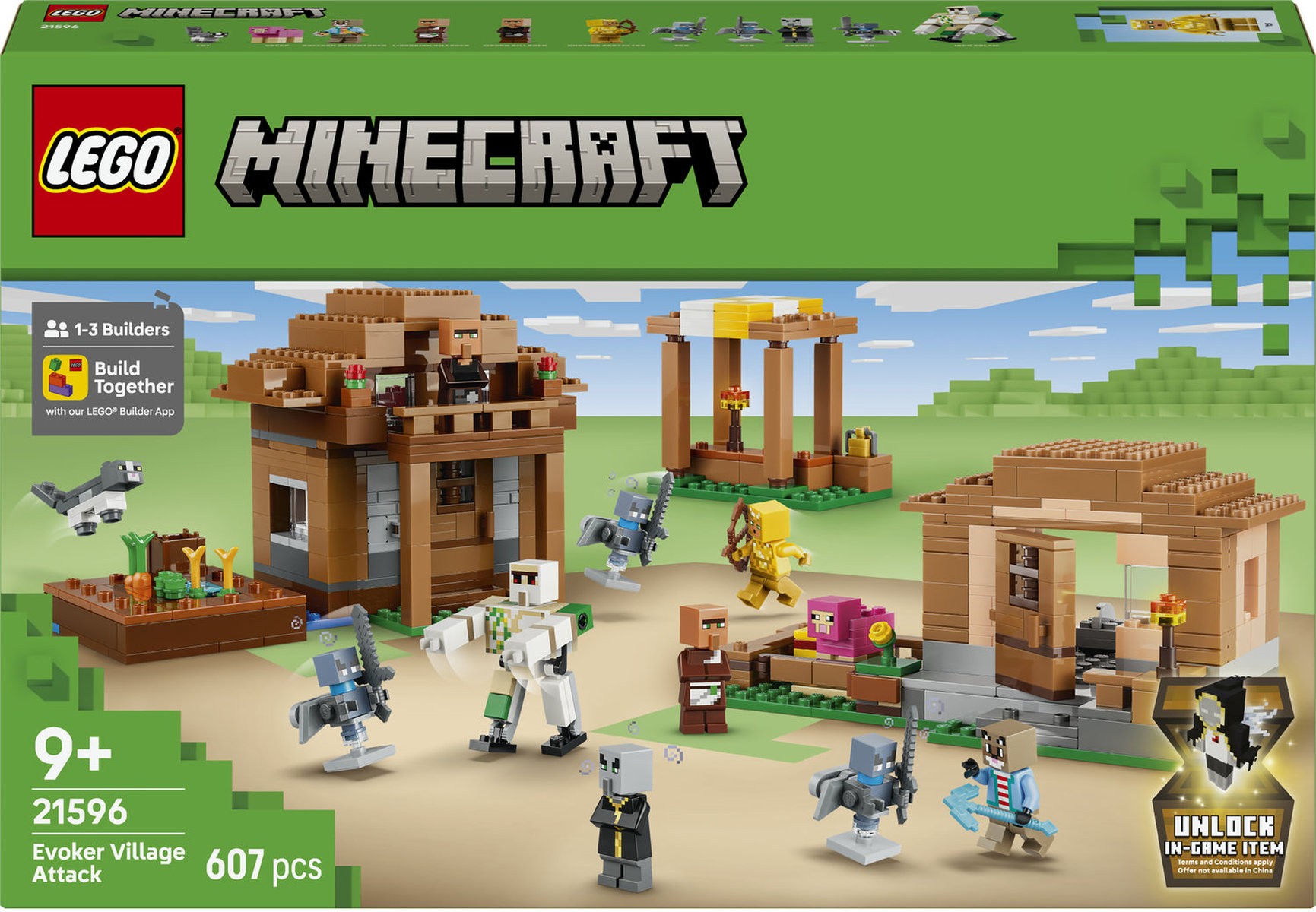 Constructor LEGO Minecraft - Atac asupra Satului Vrăjitorilor(21596) - imagine 1