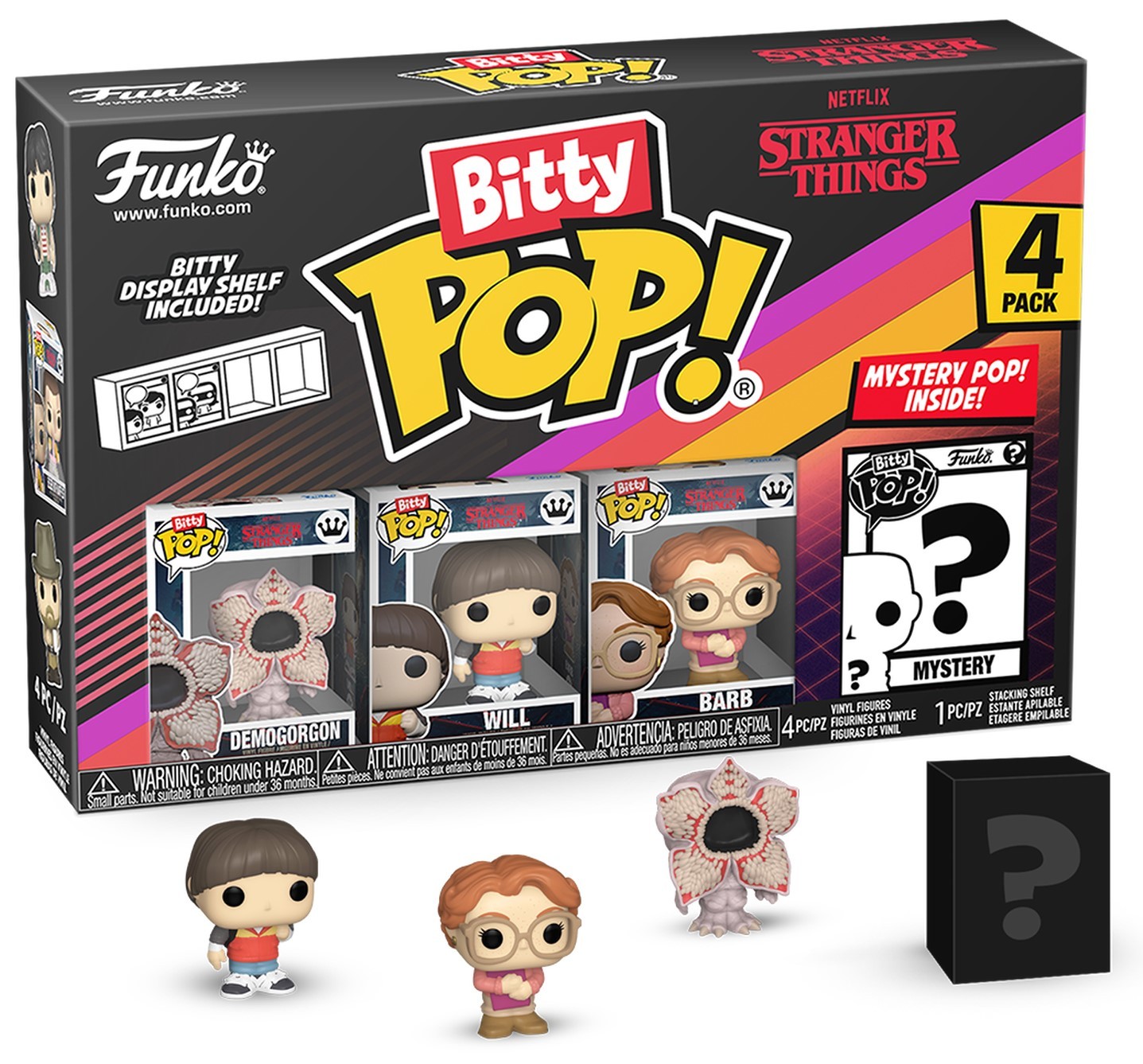 Set mini figurine Funko Bitty POP! Television: Stranger Things - 4