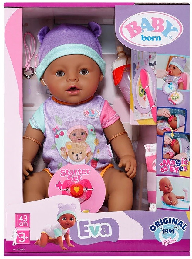 Păpuşă - bebeluş Zapf Creation Baby Born - Eva | Ozone.ro