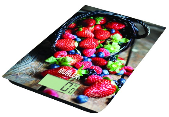 Cântar de bucătărie Muhler - KSC-2027, 5 kg, berry - imagine 1