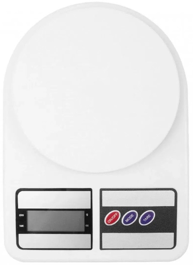Cântar de bucătărie Rosberg - R51651A, 7kg, alb