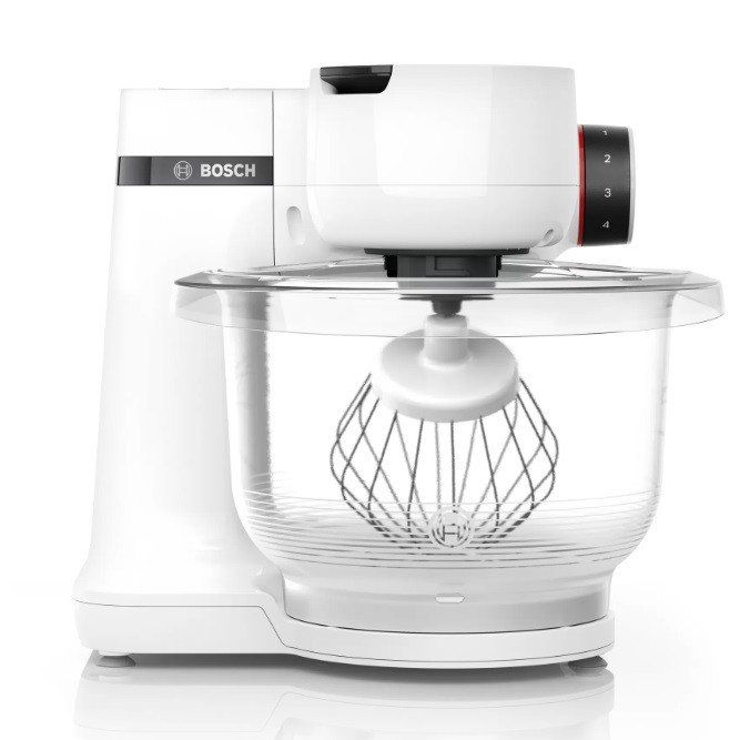 Robot de bucătărie Bosch - MUMS2TW01, 700W, 4 viteze, 3.8 l, alb - imagine 1