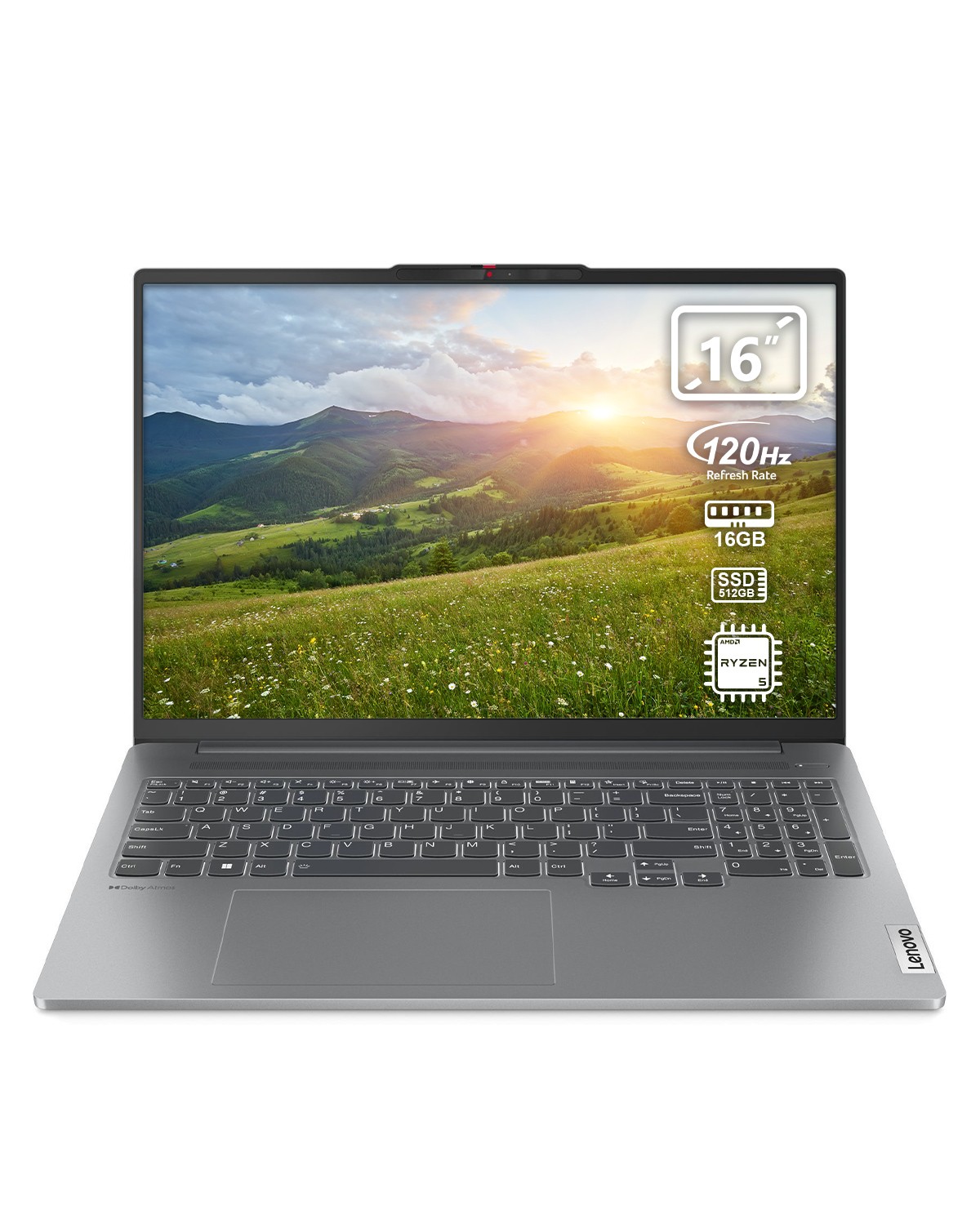 Lenovo - IdeaPad Pro 5 16AHP9, 16'', 2K OLED, Ryzen 5, 16GB/512GB - imagine 1