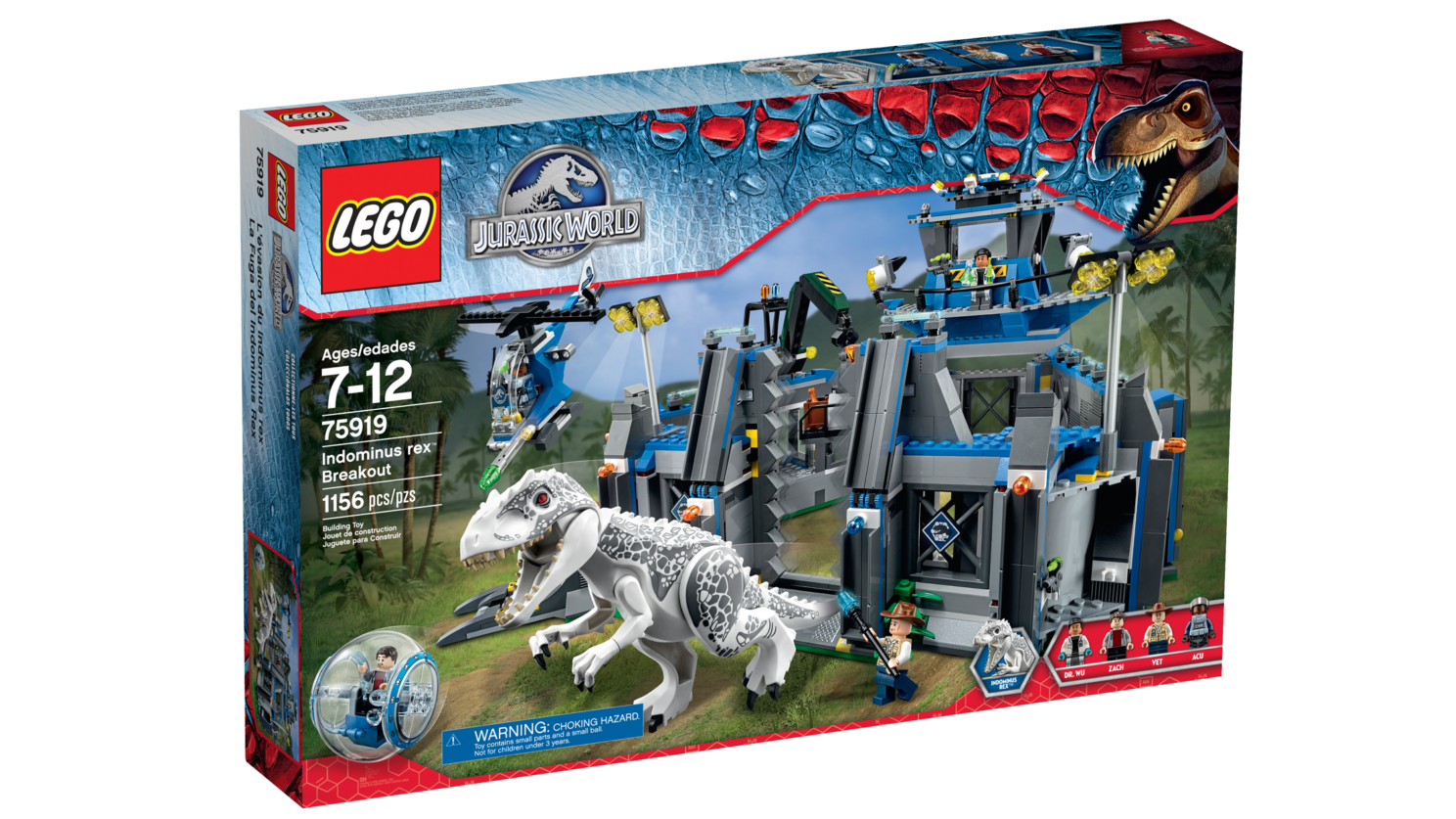 LEGO Jurassic World: Evadarea tiranozaurului Rex (75919) | Ozone.ro