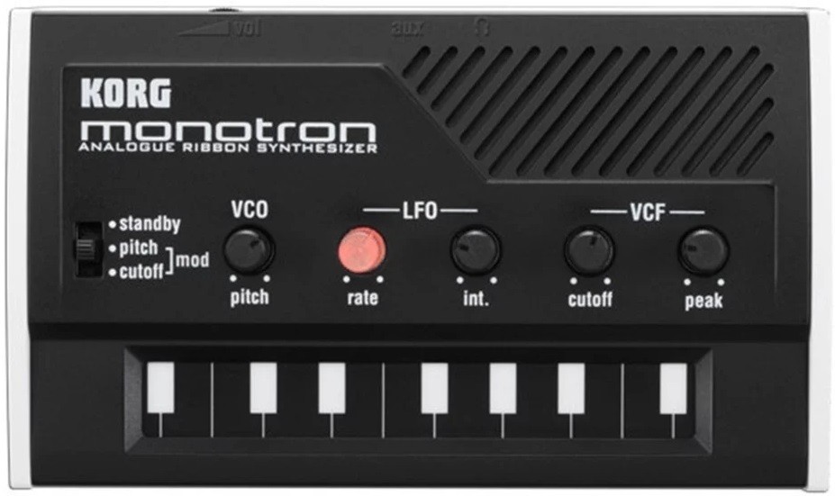 Sintetizator cu bandă Korg - Monotron, analogic, negru