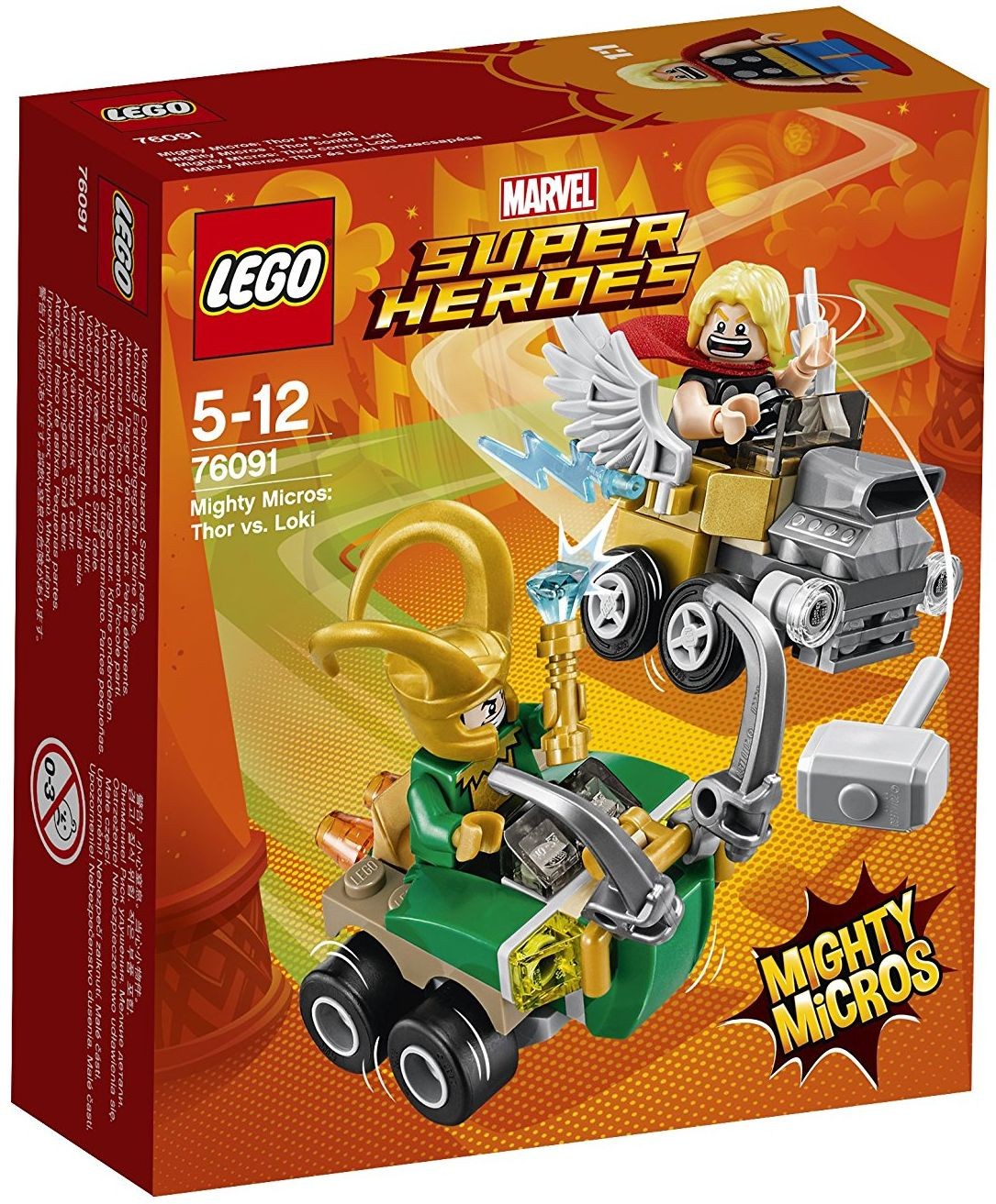 n⭐︎m Constructor LEGO Marvel Super Heroes - Mighty Micros: Thor