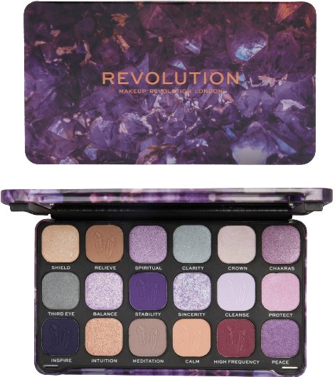 Makeup Revolution Forever Flawless - Paletă de farduri Amethyst