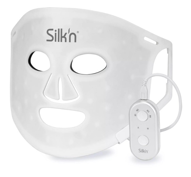 Mască de față Silk'n - LED Face Mask 100, 4 viteze, alb