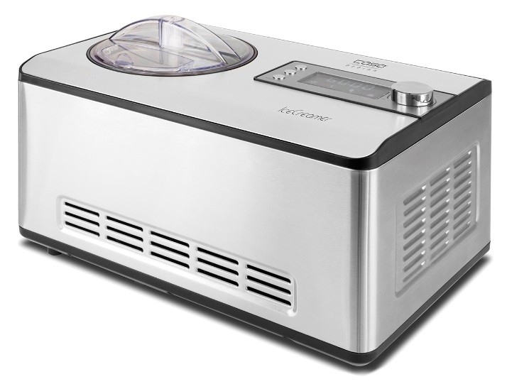 Mașină de înghețată Caso - 3298, 180W, 2 l, inox