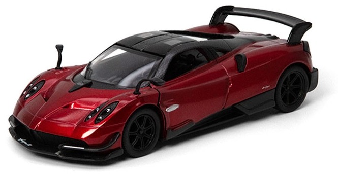 Mașinuță metalică Kinsmart - 2016 Pagani Huayra BC, 1:38, bordo - imagine 1