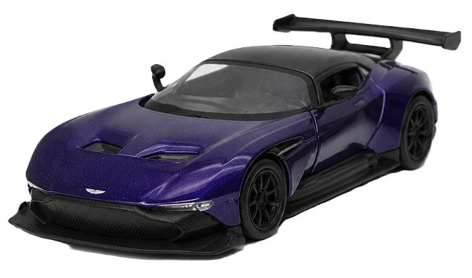 Cărucior metalic Kinsmart - Aston Martin Vulcan, 1:38, violet