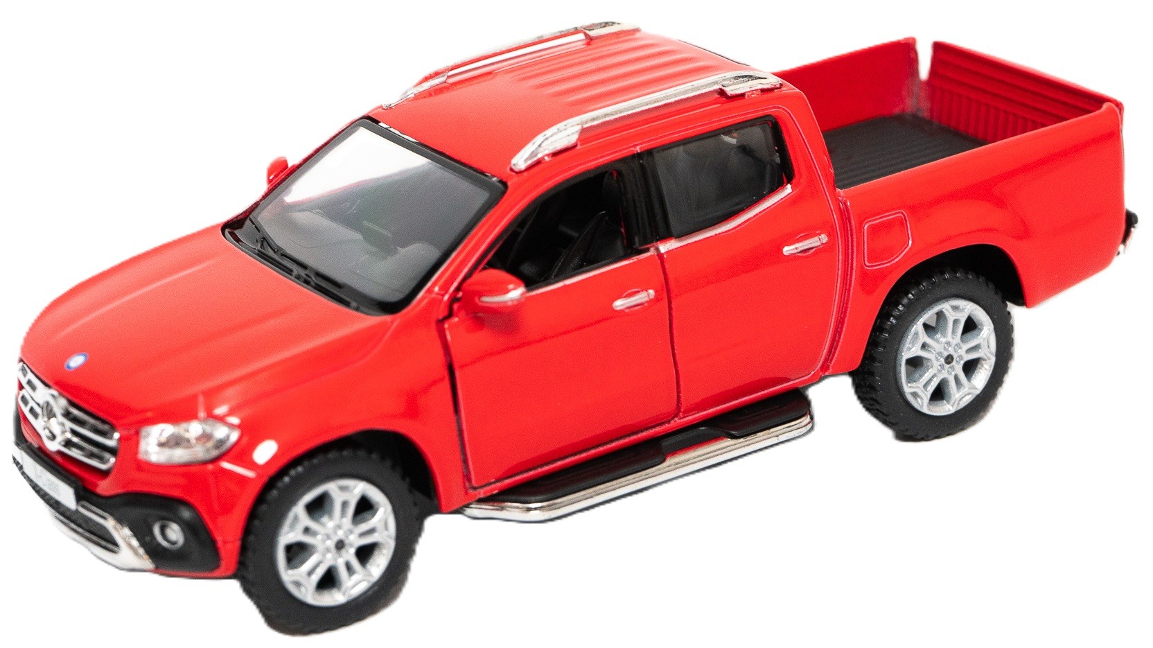 Carucior metalic Kinsmart - Mercedes-Benz X-Class, 1:42, roșu