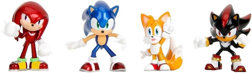Figurină metalică Jada Toys - Sonic the Hedgehog, 6.5 cm, sortiment - imagine 1