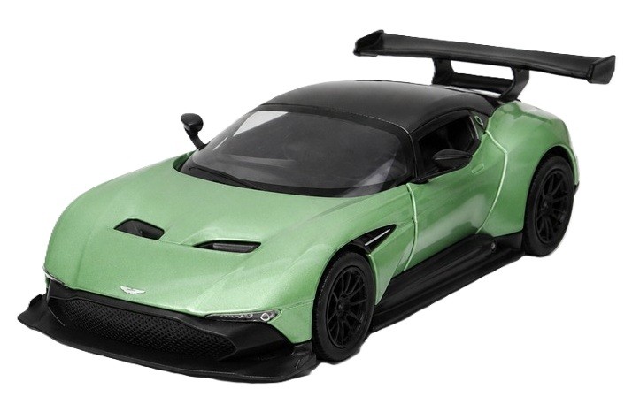 Cărucior metalic Kinsmart - Aston Martin Vulcan, 1:38, verde