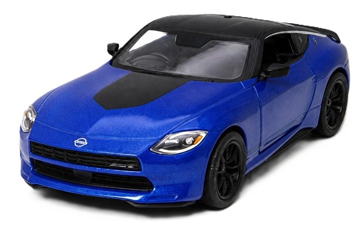 Cărucior metalic Kinsmart Customized Edition - 2024 Nissan Fairlady Z, 1:36, albastru - imagine 1
