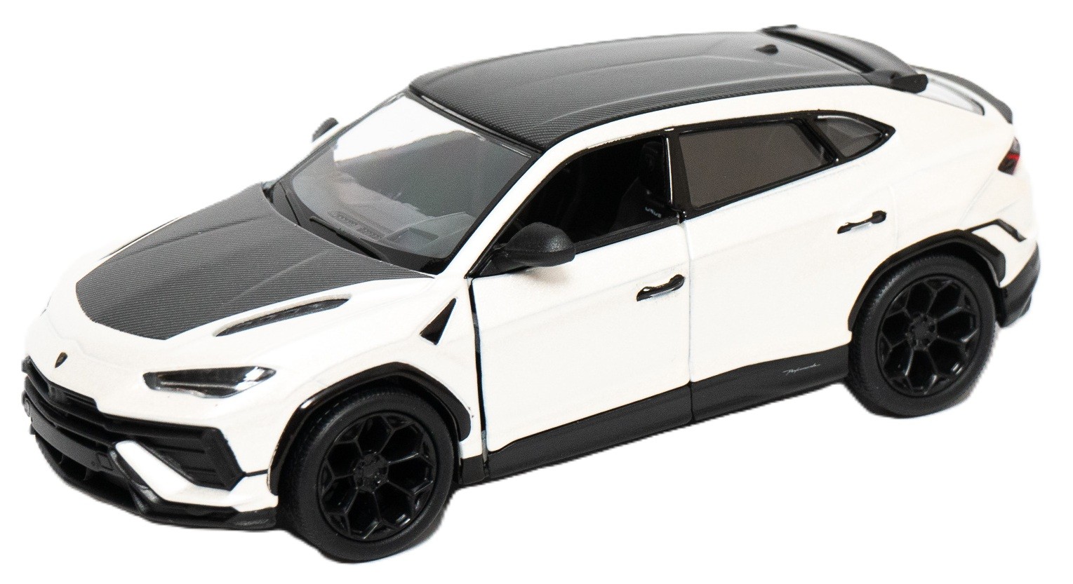 Mașinuță metalică Kinsmart - Lamborghini Urus Performante, 1:36, alb