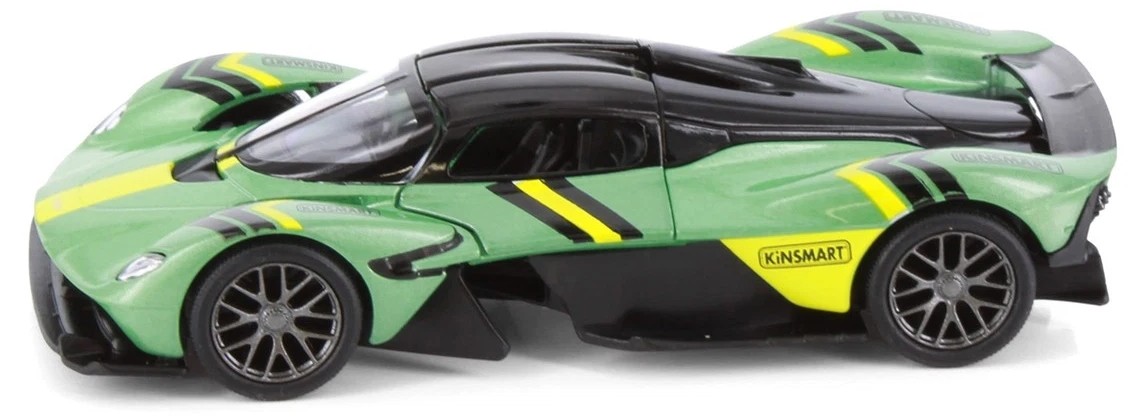 Mașină metalică Kinsmart - Aston Martin Valkyrie Livery Edition, 1:36, verde - imagine 1