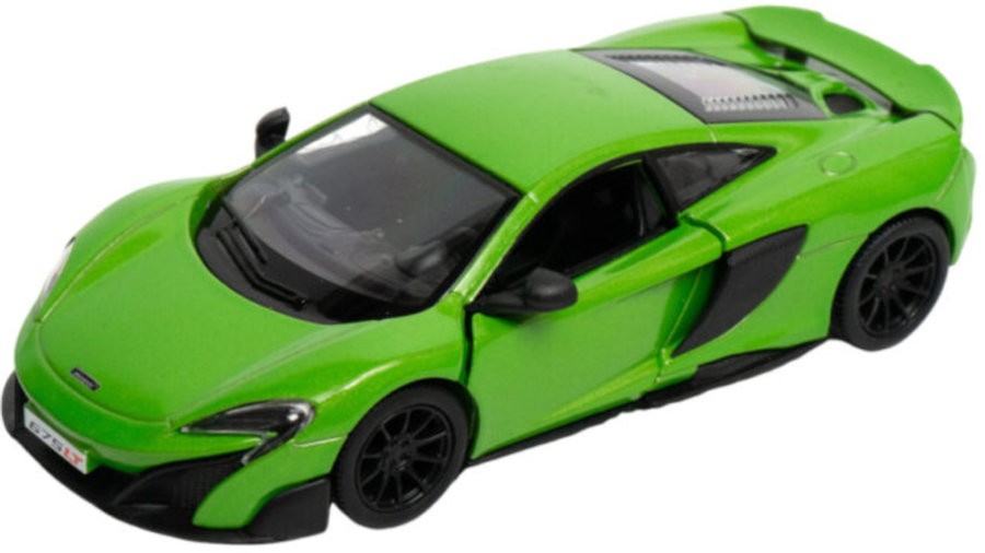 Mașinuță metalică Kinsmart - McLaren 675LT, 1:36, verde - imagine 1