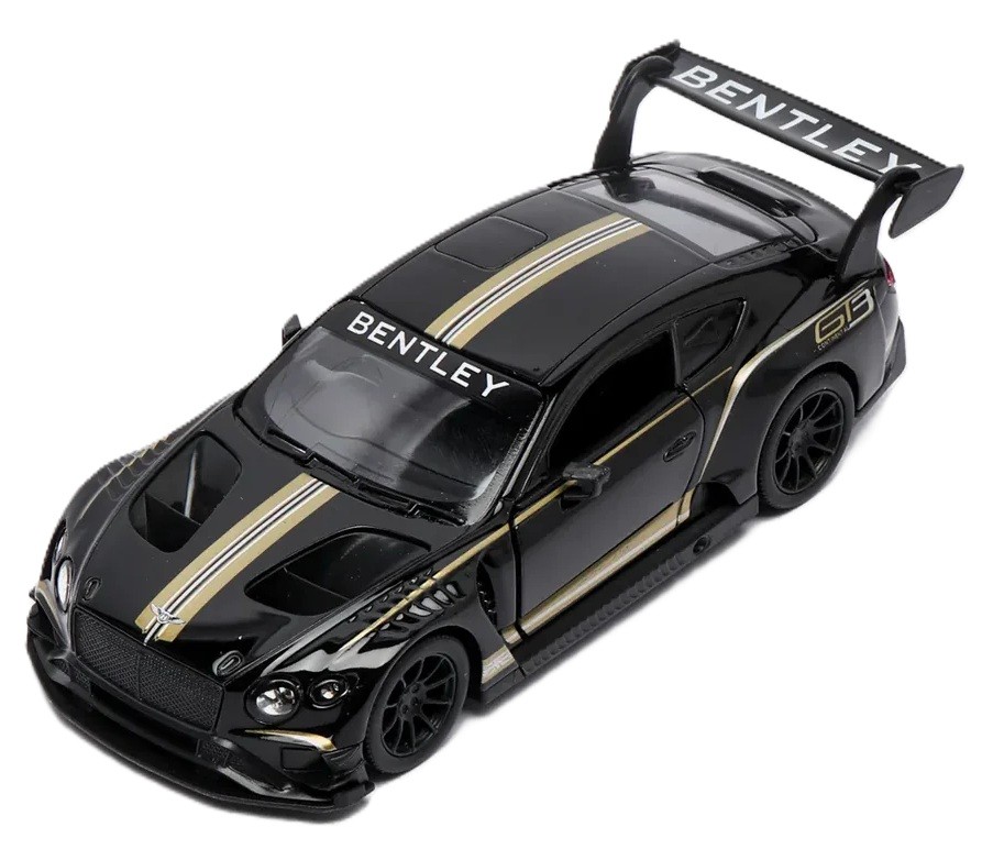 Mașinuță metalică Kinsmart - Bentley Continental GT, 1:38, negru - imagine 1
