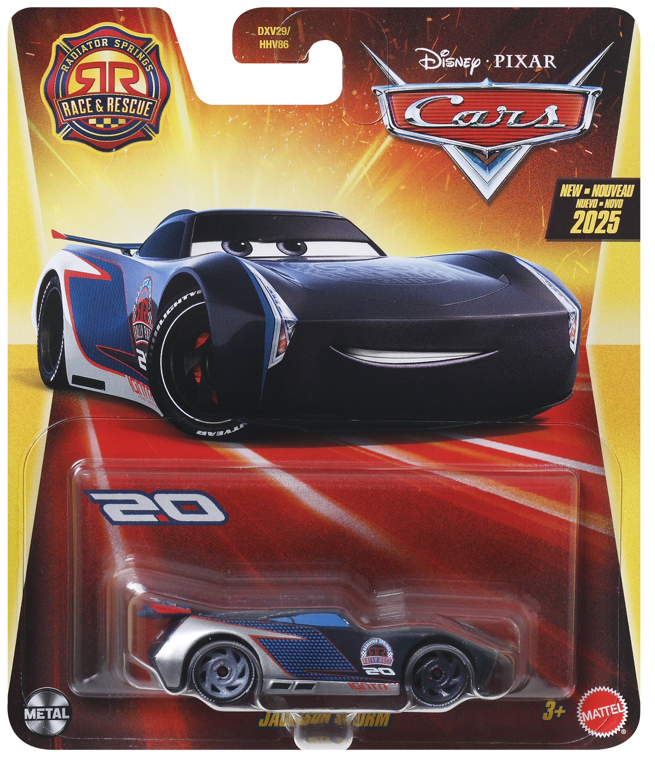 Mașinuță metalică Disney Pixar Cars Race and Rescue - Jackson