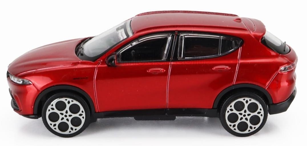 Mașină metalică Bburago - Alfa Romeo Tonale 2023, 1:43, rosu