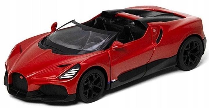 Carucior metalic Kinsmart - Bugatti Mistral, 1:36, bordo - imagine 1
