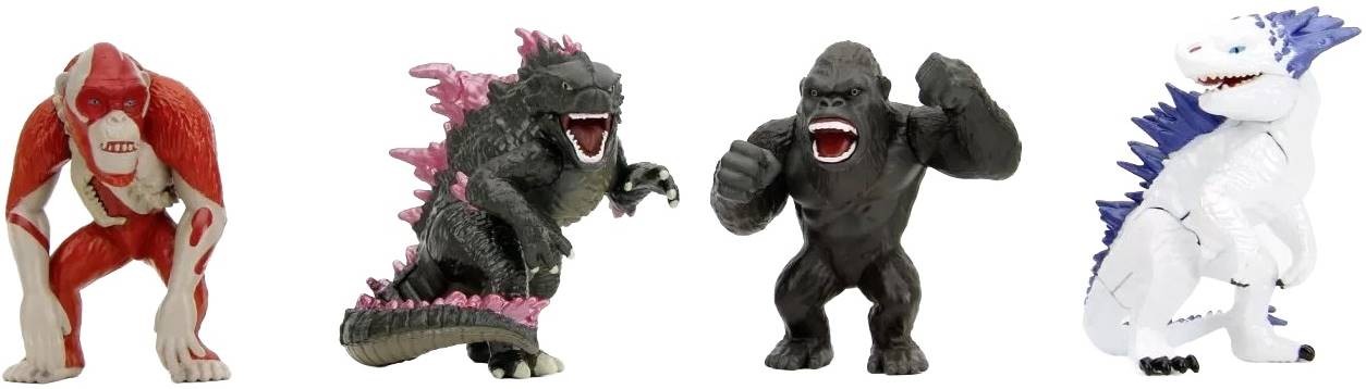 Figurină metalică Jada Toys - Godzilla-Kong, 6.5 cm, sortiment - imagine 1