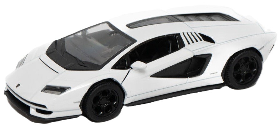 Mașinuță metalică Kinsmart - Lamborghini Countach LPI 800-4, 1:36, alb - imagine 1