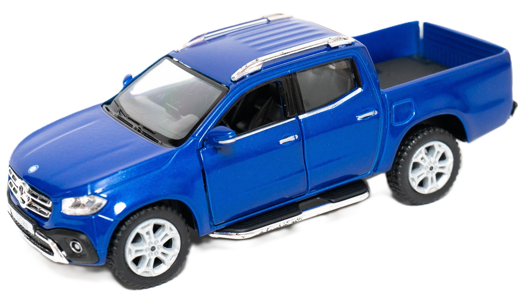 Carucior metalic Kinsmart - Mercedes-Benz X-Class, 1:42, albastru - imagine 1