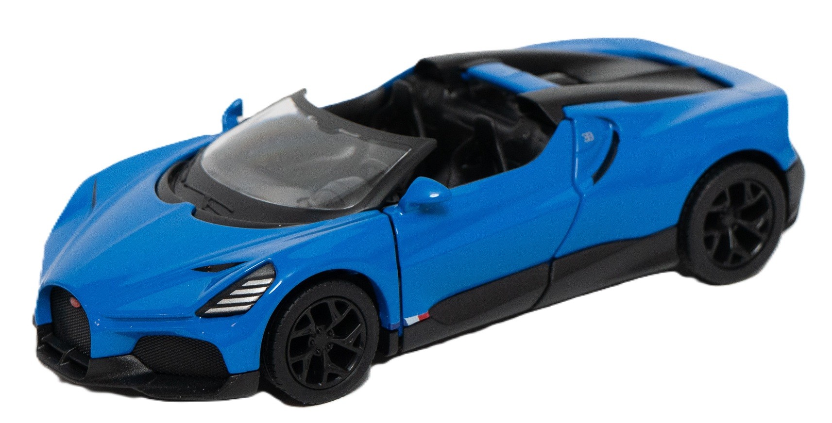 Carucior metalic Kinsmart - Bugatti Mistral, 1:36, albastru