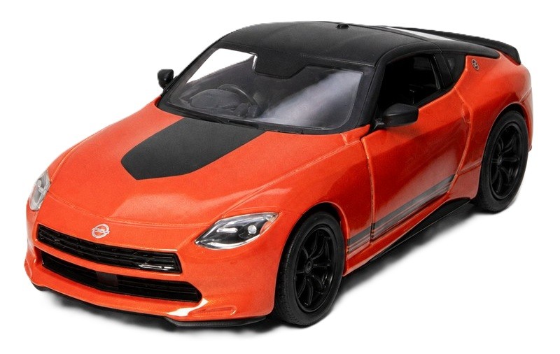 Cărucior metalic Kinsmart Customized Edition - 2024 Nissan Fairlady Z, 1:36, portocaliu - imagine 1