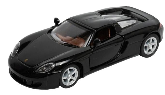 Cărucior metalic Kinsmart - Porsche Carrera GT, 1:36, negru - imagine 1