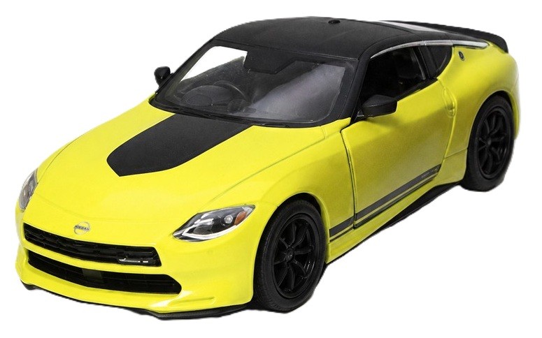 Cărucior metalic Kinsmart Customized Edition - 2024 Nissan Fairlady Z, 1:36, galben - imagine 1