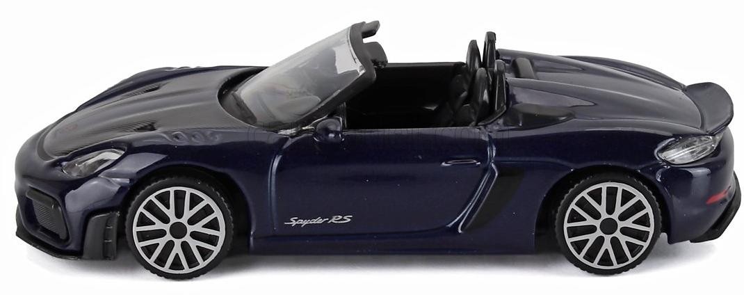 Mașină metalică Bburago - Porsche 718 (982) Spider RS 2024, 1:43, negru
