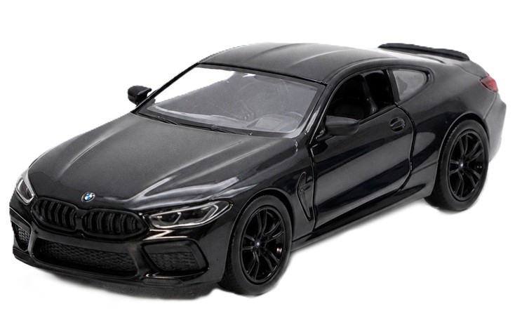 Mașină metalică Kinsmart - BMW Competition Coupe, 1:34, neagră