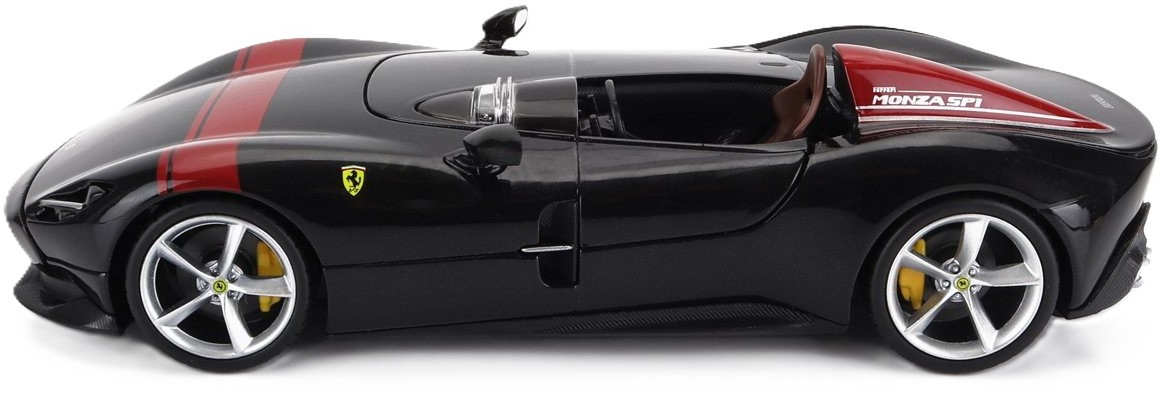 Mașinuță metalică Bburago - Ferrari Monza SP1 2018, 1:43, negru