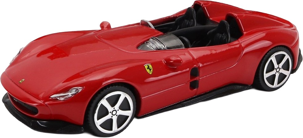 Mașină metalică Bburago - Ferrari Monza SP2, 1:43, rosie - imagine 1
