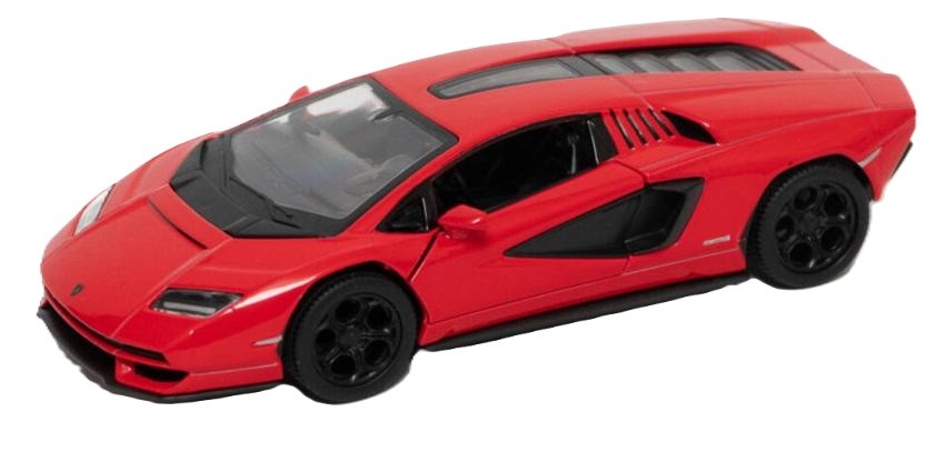 Mașinuță metalică Kinsmart - Lamborghini Countach LPI 800-4, 1:36, roșie - imagine 1