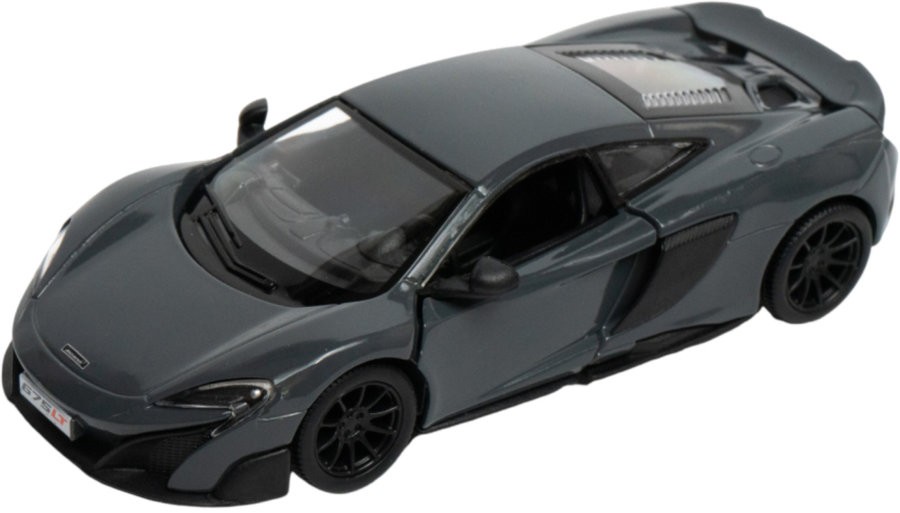 Mașinuță metalică Kinsmart - McLaren 675LT, 1:36, grafit - imagine 1